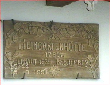 Schronisko Heimgartenhutte
